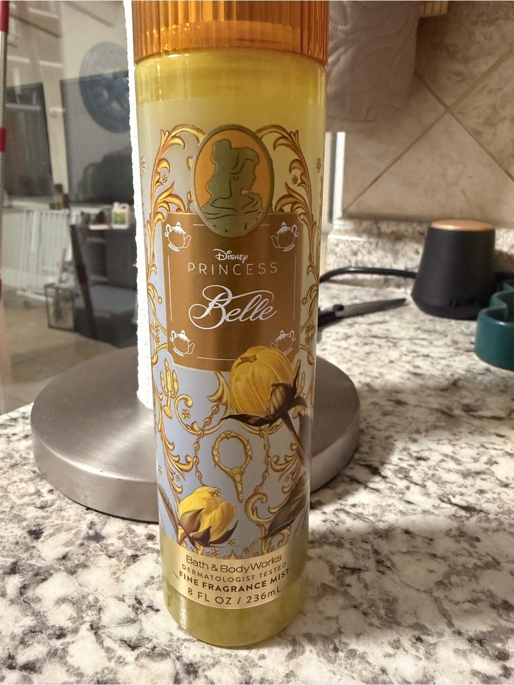 Disney Bath & Body Works Belle Fine Fragrance Mist - Yellow & Gold